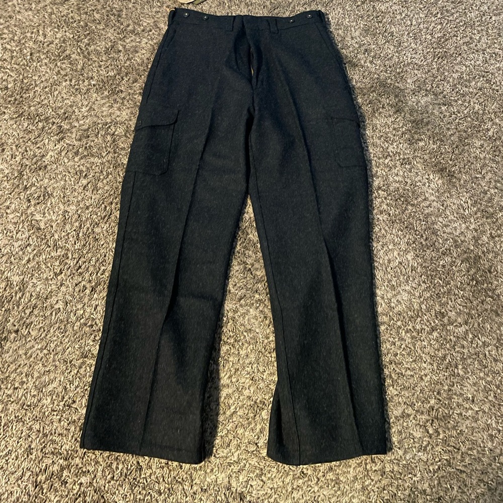 Vintage NEW Filson Mens Size 36 Wool Mackinaw Field Pants in Charcoal Gray USA
